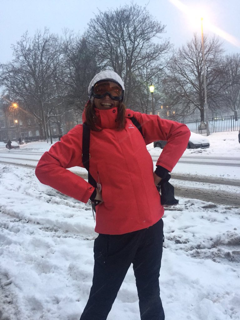 Embracing the #SnowStorm #StormEmma #Edinburgh #CharlotteSquare #PPLHQ