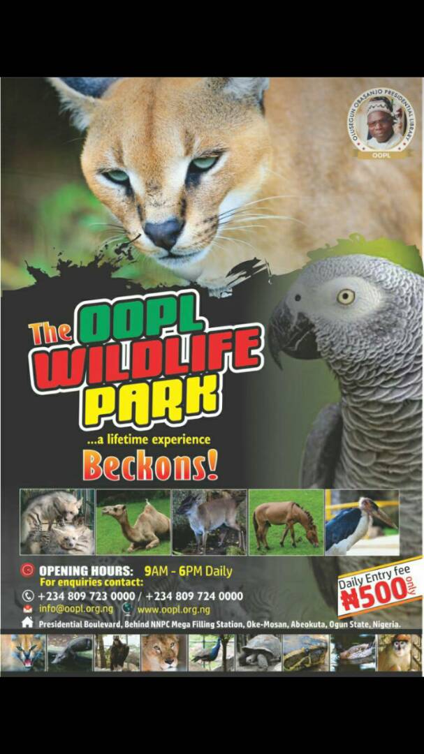 'Wherever there are  wild animals in the world, there us always an opportunity for caring, compassion and kindness'-Paul Oxton

Visit the OOPL wild life park, Abeokuta.  ADOPT AN ANIMAL Today.. @natgeowild @animalsvideos
 @natgeowild @WWF
#SMWLagos #WorldWildlifeDay #BBNaija