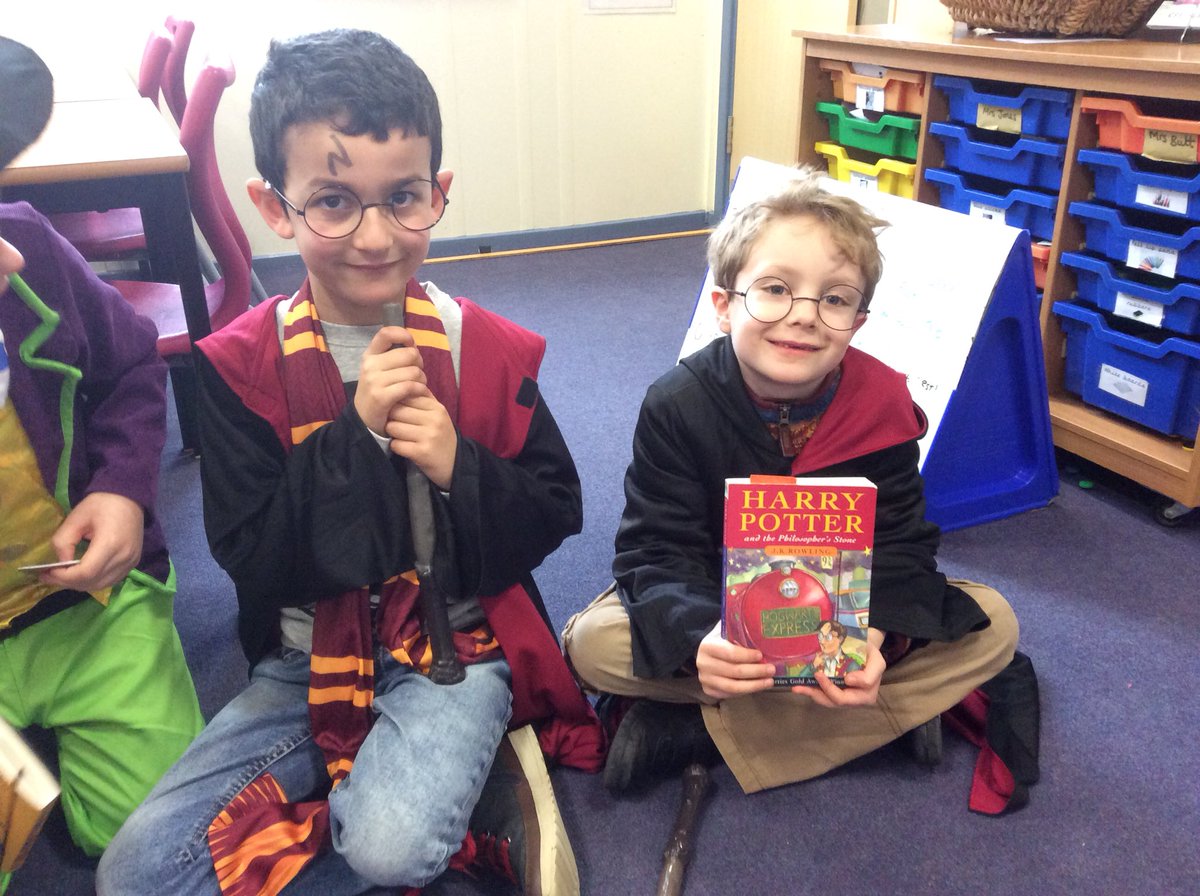mbk_y2's tweet photo. Guess which characters we are! #WorldBookDay https://t.co/nC56iNh2Pe