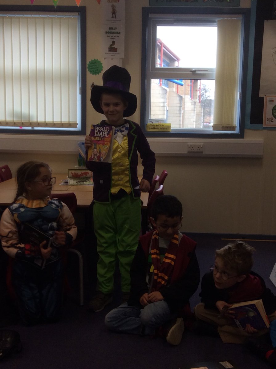 mbk_y2's tweet photo. Guess which characters we are! #WorldBookDay https://t.co/nC56iNh2Pe