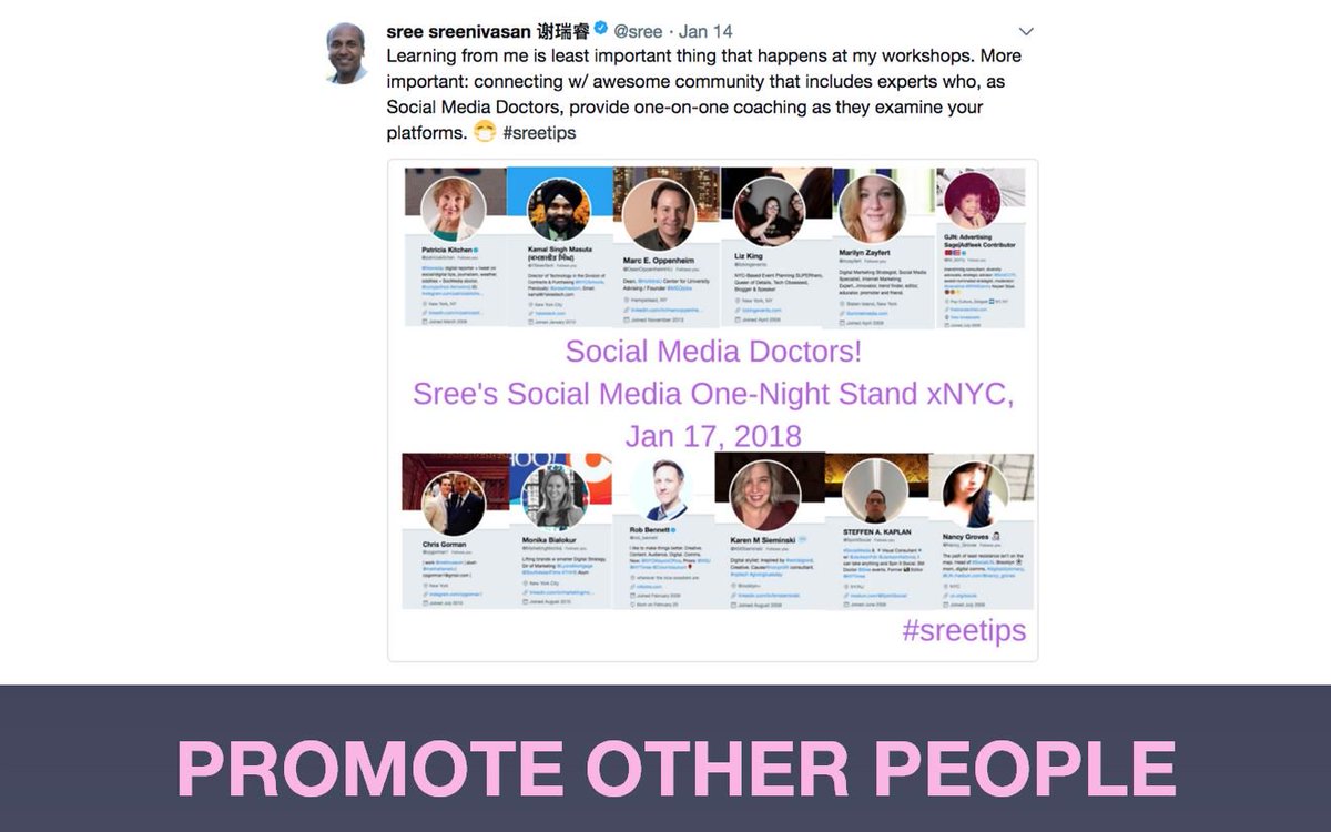 SmartMeetings's tweet photo. [Webinar] Social tip for #planners in the know? Promote other people! What are some ways you like to share the love on social media? #SmartMtgs #meetingprofs https://t.co/5X4KJboRTM