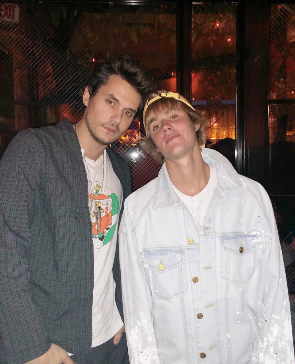 squadpurposed's tweet photo. John Mayer via IG: "#tbt e um feliz aniversário para @justinbieber, você é um bom cara e um mago da melodia. 🙏🏼🎈". https://t.co/FuTbv6tWoc