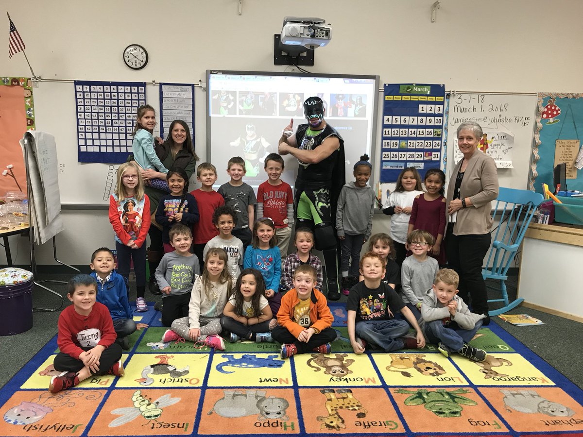Look who came to help us celebrate Read Across America week! The kids loved it! Thanks again <a href="/ShaneHelmsCom/">Hurricane Helms</a>