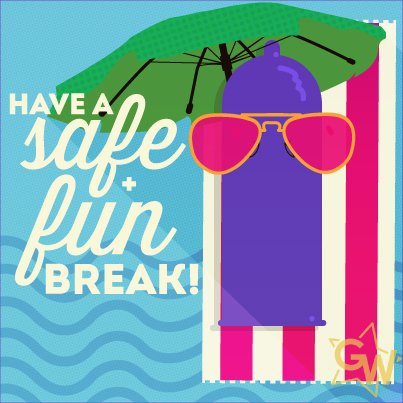 UFGatorWell's tweet image. We hope your break is in full swing. Just a friendly reminder that being prepared makes everything better! #SpringBreakSafety