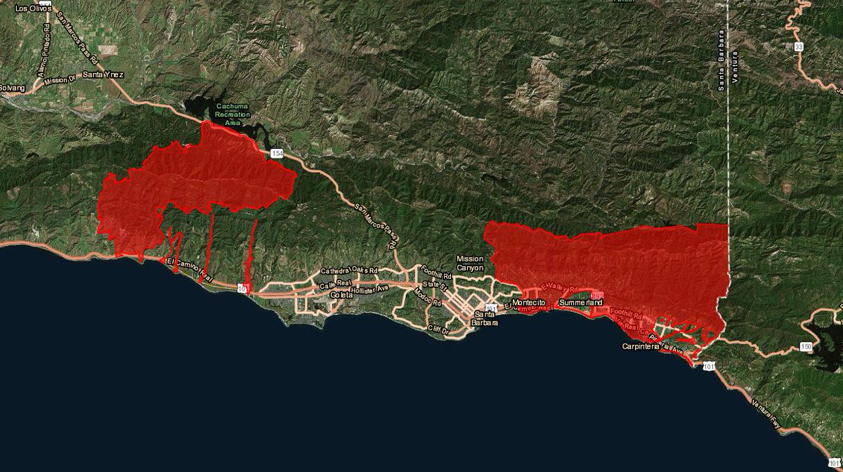 ABC7's tweet photo. #BREAKING Mandatory evacuation orders issued for parts of Santa Barbara County as winter storm nears
https://t.co/vVz31tMn3t https://t.co/z26ddgwg8k