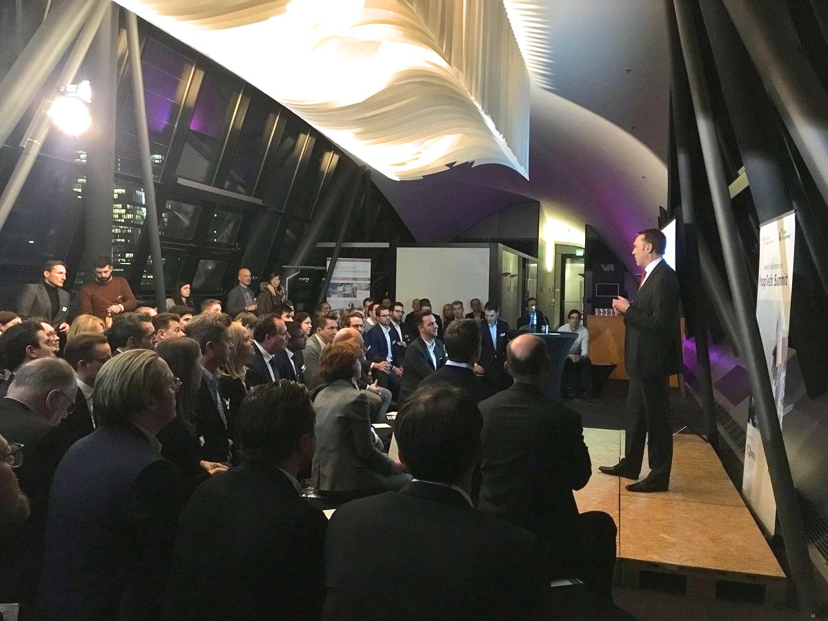 GermanTechBLN's tweet image. 🏙 What an amazing evening we&apos;re having for the #PropTechSummit with @unioninvestment in #Frankfurt! Humbled to have such fantastic speakers and #PropTech founders pitching - thank you Dr. Michael Bütter, CEO of @Immobilienscout, for your inspiration! @Konii_de @unionrealestate