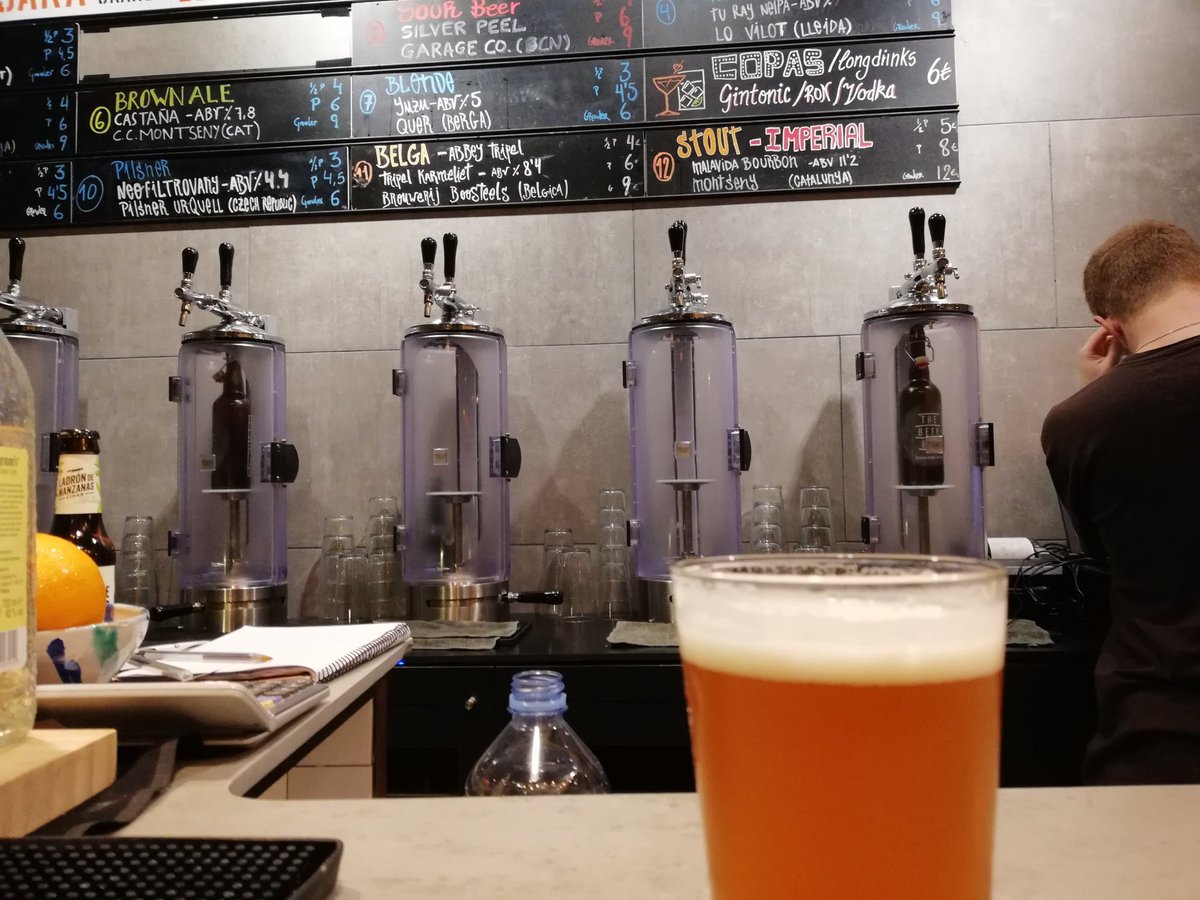 <a href="/TheBeerket/">The Beerket</a> una mooolt bona pissarra
#SalutiBirra
#craftbeer 
#Barcelona 
#gracia