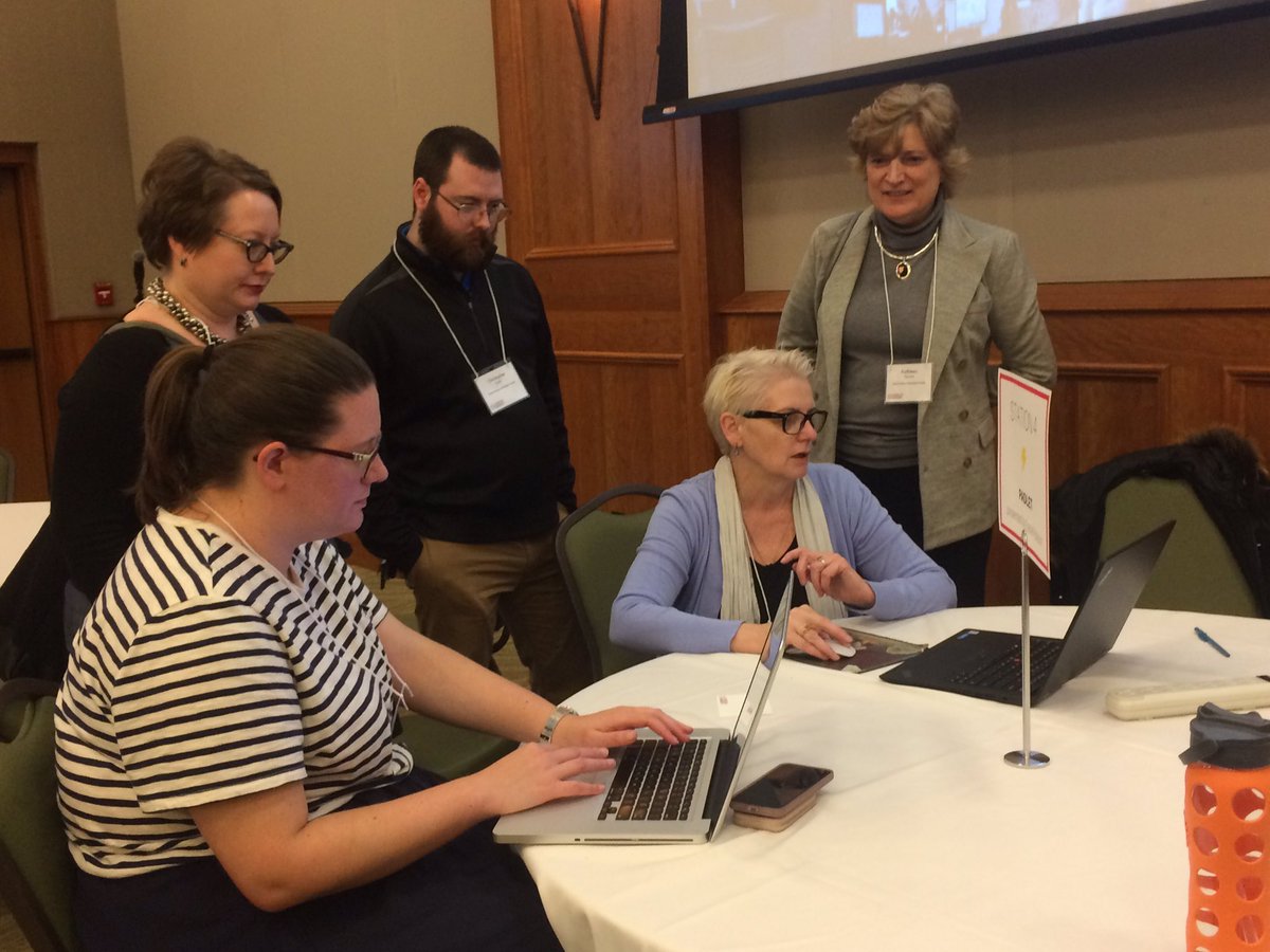 cmdecarolis's tweet photo. Tech lightning rounds at #RUCelearn18 https://t.co/EgC154xFI2