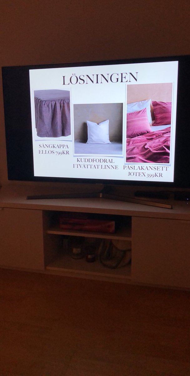 HalvJeppe's tweet photo. När man ber sambon övertala mig till varför vi ska köpa ännu mer nya inredningsgrejer till sovrummet och jag kommer hem till detta samt ett förberett tal @ellenwalerus https://t.co/GtTEZPiaLD