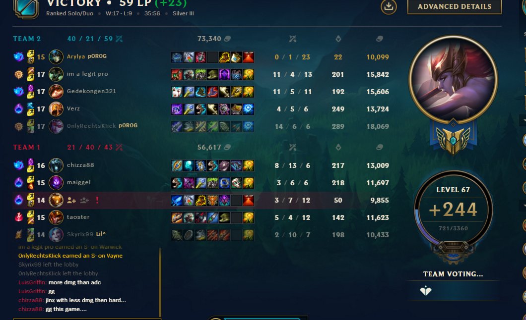 ArylyaLoL's tweet photo. SO gewinnt man ein Ranked! 😊 https://t.co/awWcggZ6PO