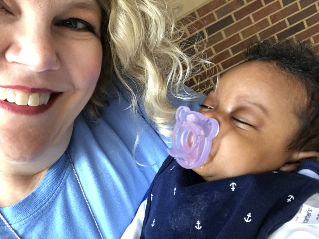 kstorysquared's tweet photo. My next job will be holding babies. I *was* monitoring #6thTrinity playing with babies, too. They did a great job with the little ones! Thanks @ACSATL for letting me get my baby fix. #WantToBeAGrandma #trinitylearns #TrinityServes https://t.co/v23kBUBS6y