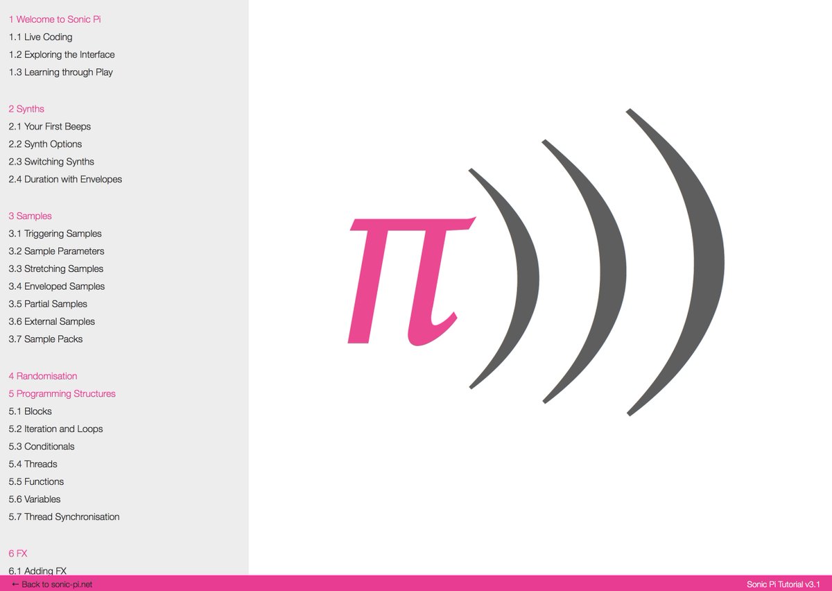 Sonic pi. Sonic pi