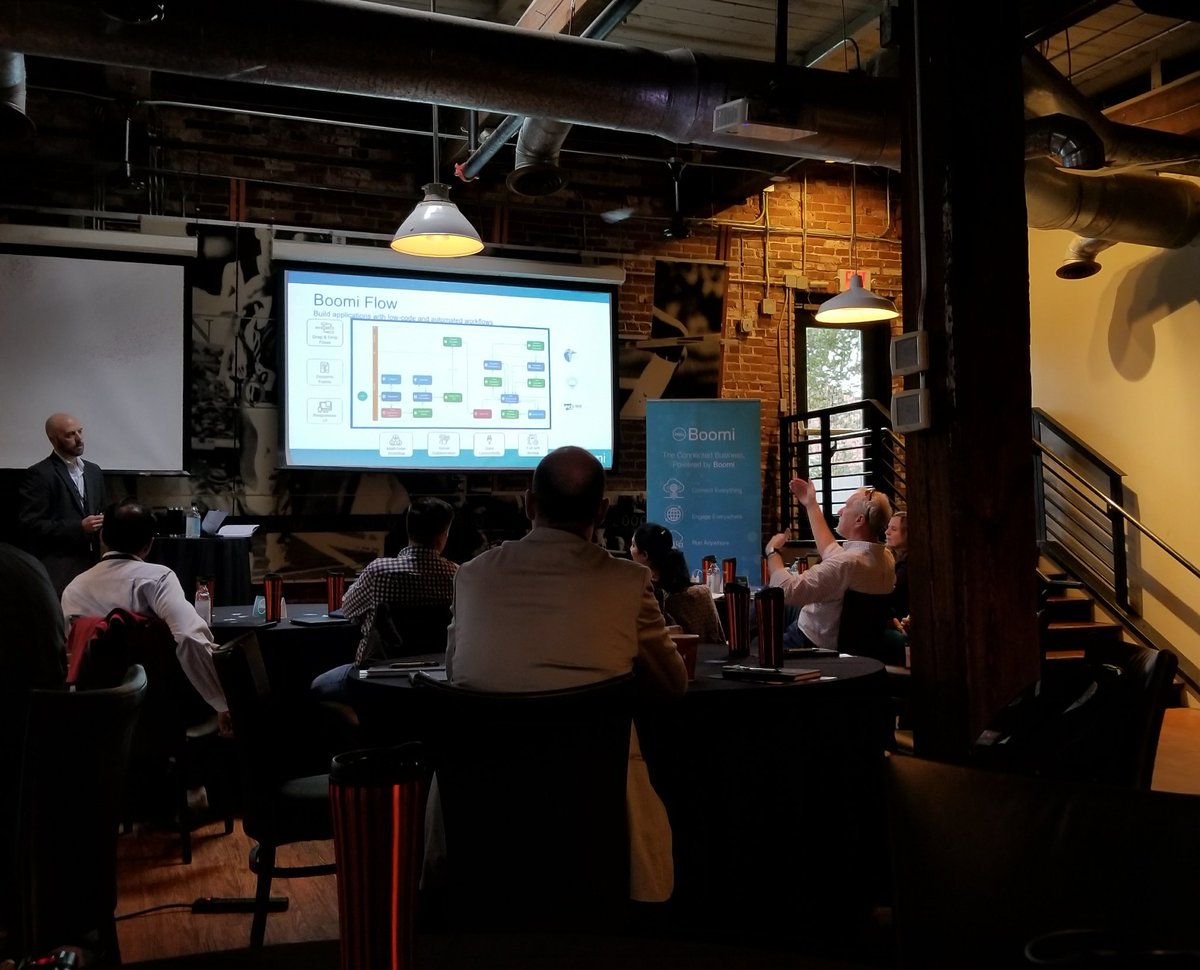 ErinWalkerATX's tweet photo. ATL Boomi Flow Workshop is off to a great start! #boomi #flowrocks https://t.co/3JA6ngRSqy