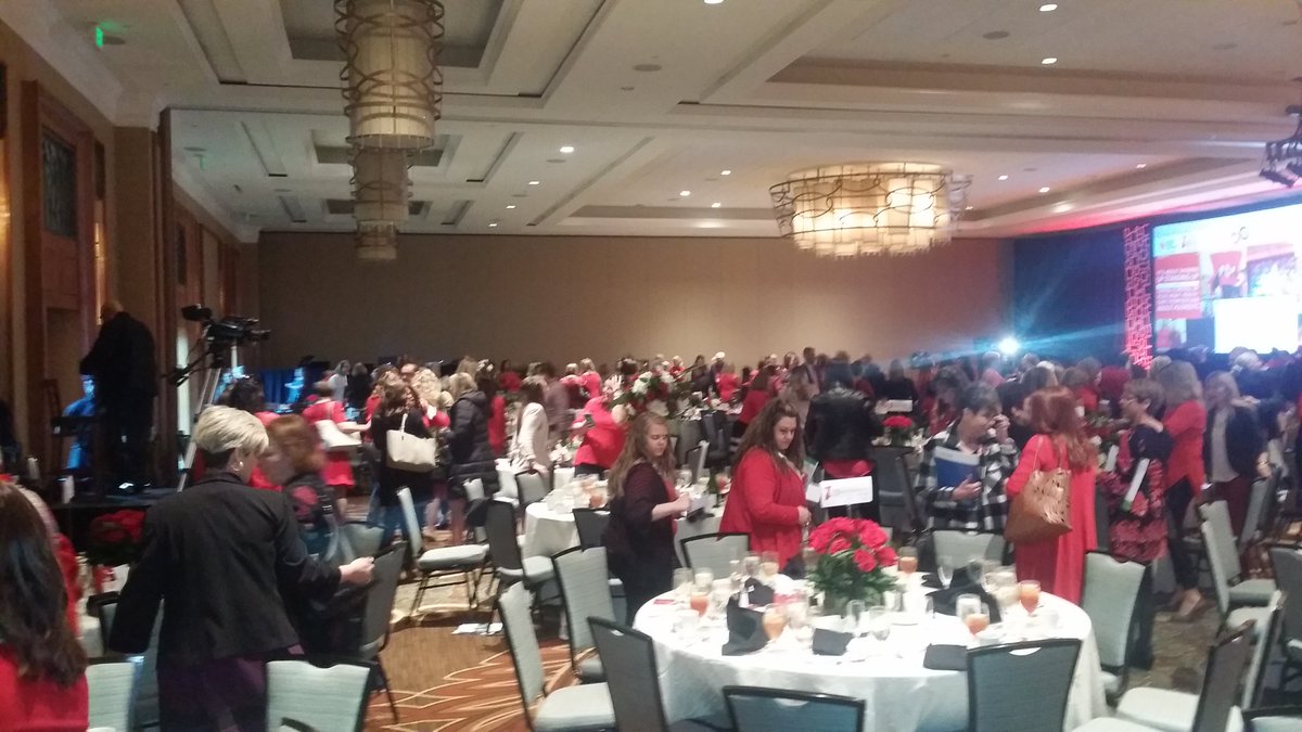 CoLoR349's tweet photo. The 2018 #GoRedTC #Luncheon was a tremendous #success & has come to a close. The 2019 Luncheon set for #February 15th. Save the date. @MariciaJohns https://t.co/jsIWeFoiaJ