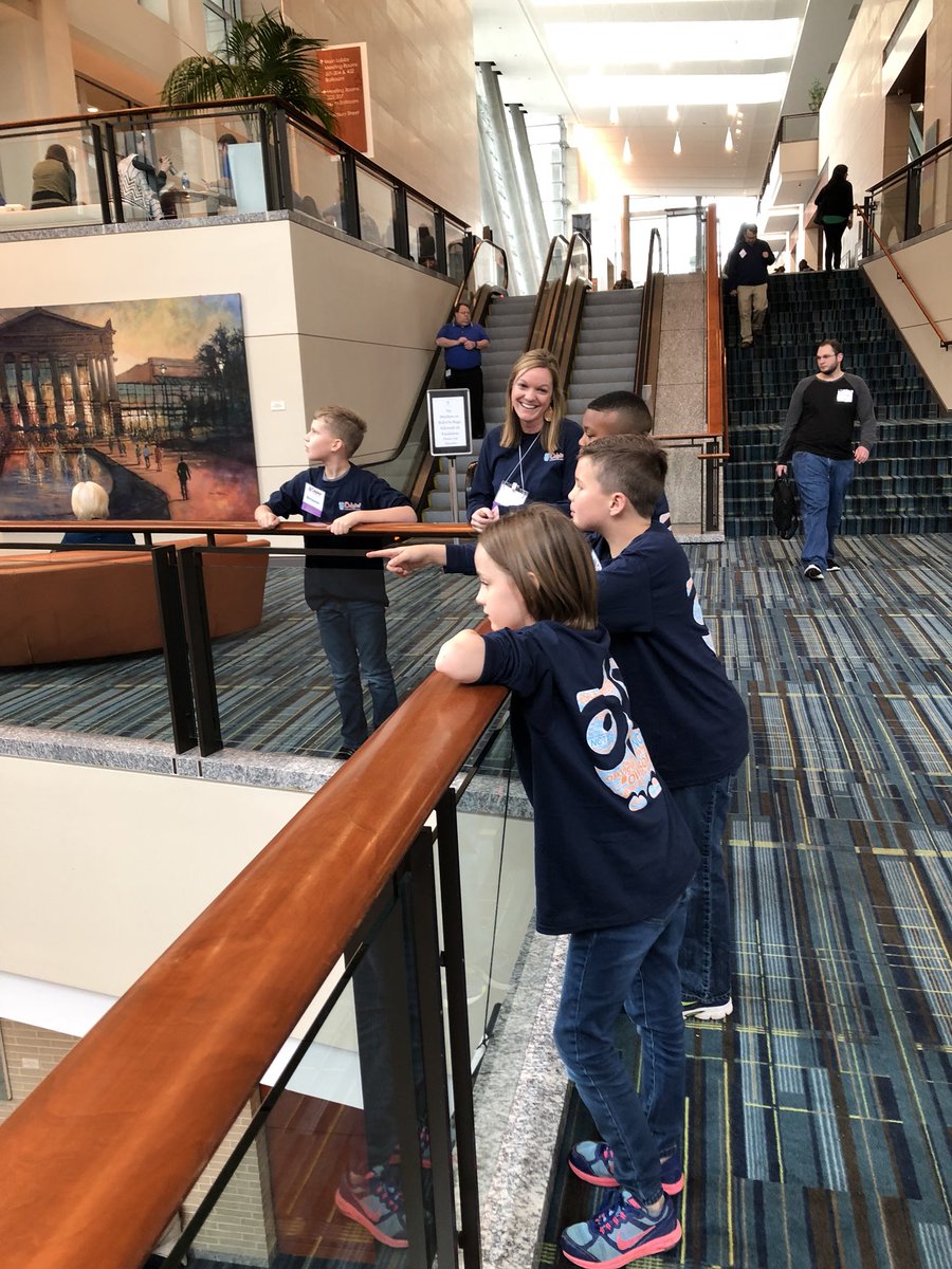 LibertoOwl's tweet photo. Pretty pumped about the next two days @ncties Student showcases rocked it today!! @first_teach @hartmansowls @MrsVaughan3 @AECarter2 https://t.co/2QvuB2UQ6A
