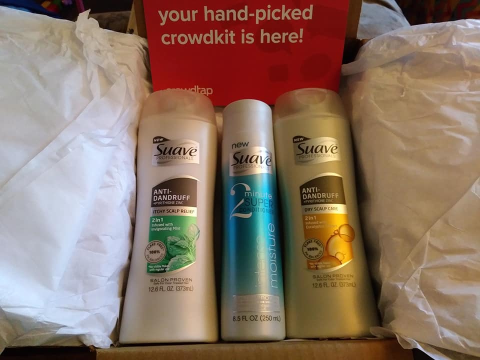 shewillsing's tweet photo. Woohoo, just received my second box of free full size products to sample and review from @Crowdtap!
 
#crowdtap #crowdkit #unilever #suave #sponsored #gotitfree

Thanks @Crowdtap and @SuaveBeauty! https://t.co/JJzSFOc0AF