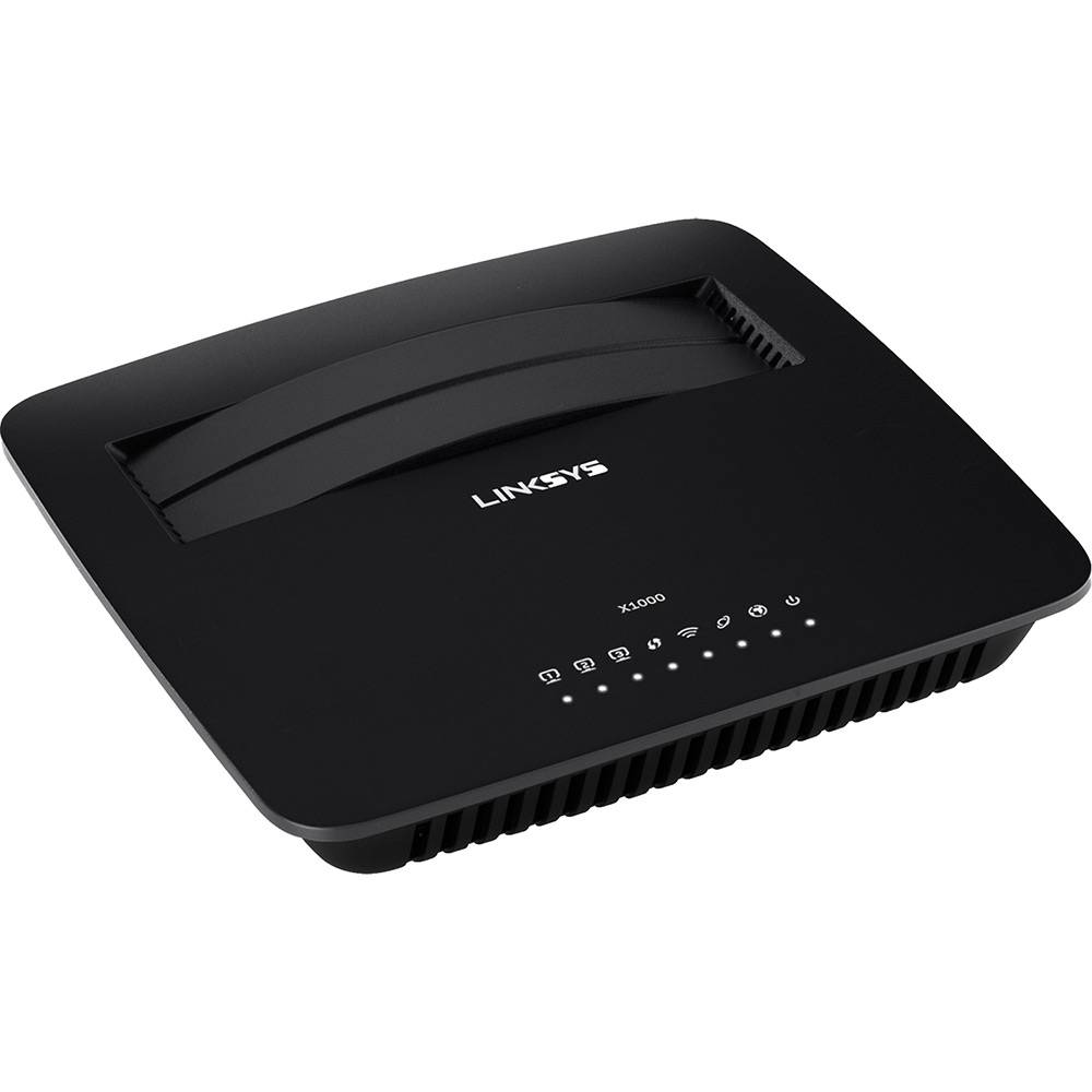 Roteador Wireless 300Mbps X1000-BR + Modem ADSL2 - Linksys por R$ 98,99.
bit.ly/2taBaoO