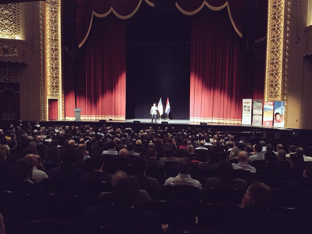 EOStL's tweet photo. “We are starving to be heard. Be the person that listen.” Eric Maddox speaking on Empathy based listening at our 2018 Key Staff Day https://t.co/30fENLaf9n