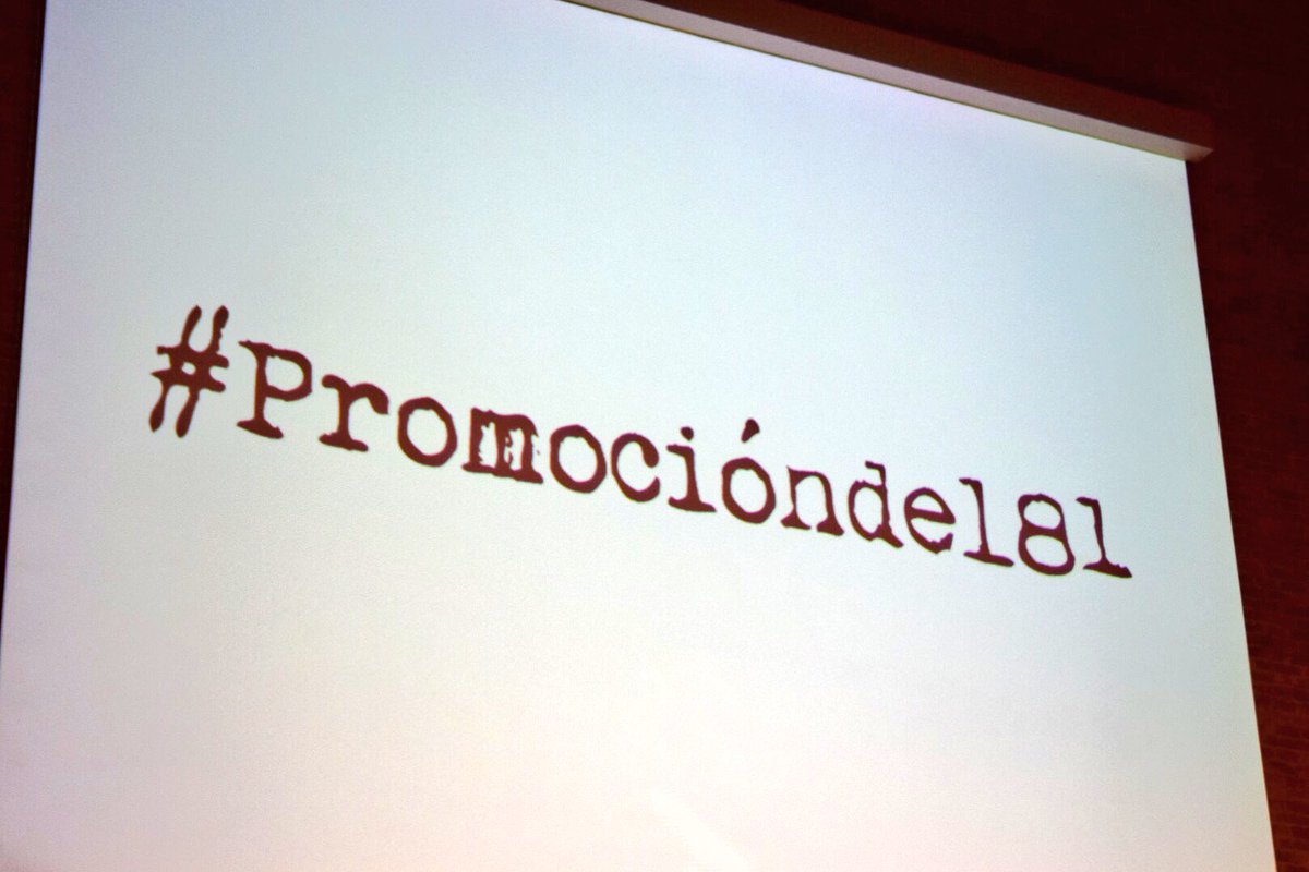 SanGomezLopez's tweet photo. Qué alegría poder ver #PromociónDel81 junto a @anaismenguzzato y tantas otras personas como Ricard Pérez Casado que hoy acompañamos a todas esas mujeres valientes que lucharon por sus derechos en una época difícil. https://t.co/PqggxpIzSk