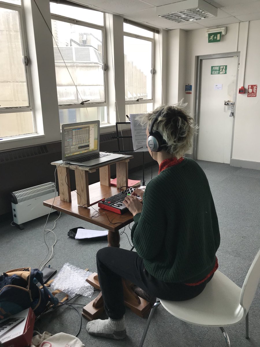 PaperMashT's tweet image. A sea of post-it notes and musical notes. Some aspects of Day 2 in the R&amp;amp;D of #BITS supported by @wellcometrust