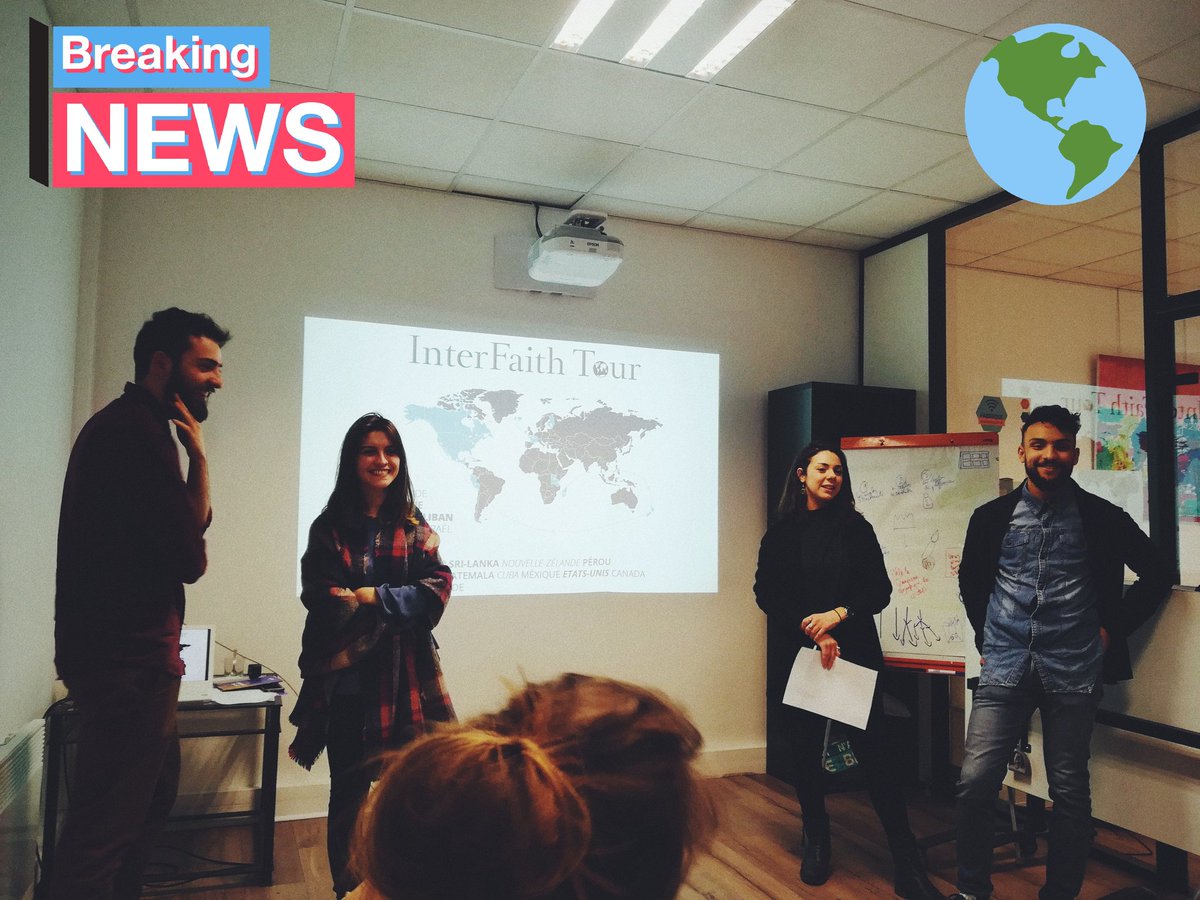 Training pour la team 3 <a href="/InterFaithTour/">InterFaith Tour</a>. Ils sont prêts à venir vous rencontrer dans toute la France pour partager leur géniale expérience! 🚐📣🇨🇵☀️ #TIFT2018 #InterFaithTour #Coexister #LaTournéeIFT
