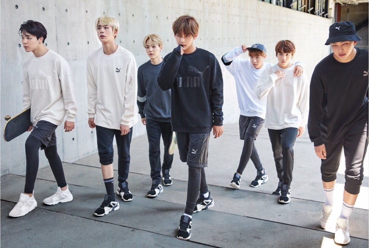 Buzz_Access's tweet photo. BUZZ BITES: @bts_bighit Is the New Global Ambassador for @PUMA @BTS_twt @BTS_ARMY https://t.co/HPhu0B0Qro