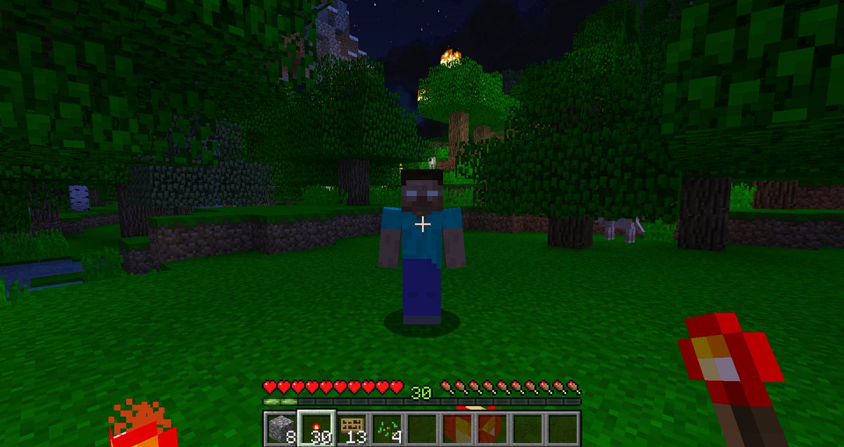 SharksLab's tweet photo. Today @09sharkboy found a new way to summon Herobrine!
How do YOU think he did it? https://t.co/5vFqqTxxfw