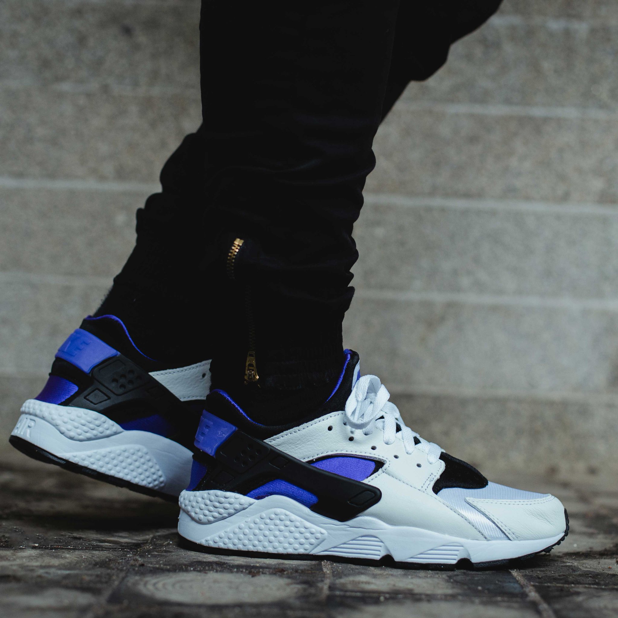 nike air huarache run 91 purple punch