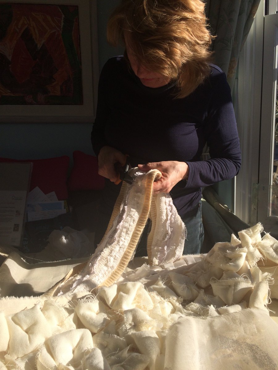 wyllieohagan's tweet photo. @ArtistWyllie  @Clare_O_Hagan Working on #Whitework artwork for Threads #WomensHistoryMonth Exhbition 06-11 March 2018 @espaciogallery
PV Tues 6 March 6-9pm
Women’s History Events Thurs 8th March 2-7pm
Book Launch Sat 10th March 5-7pm
@artists_pool @womensart1 @londonartnews https://t.co/mxgWZQ3ONp