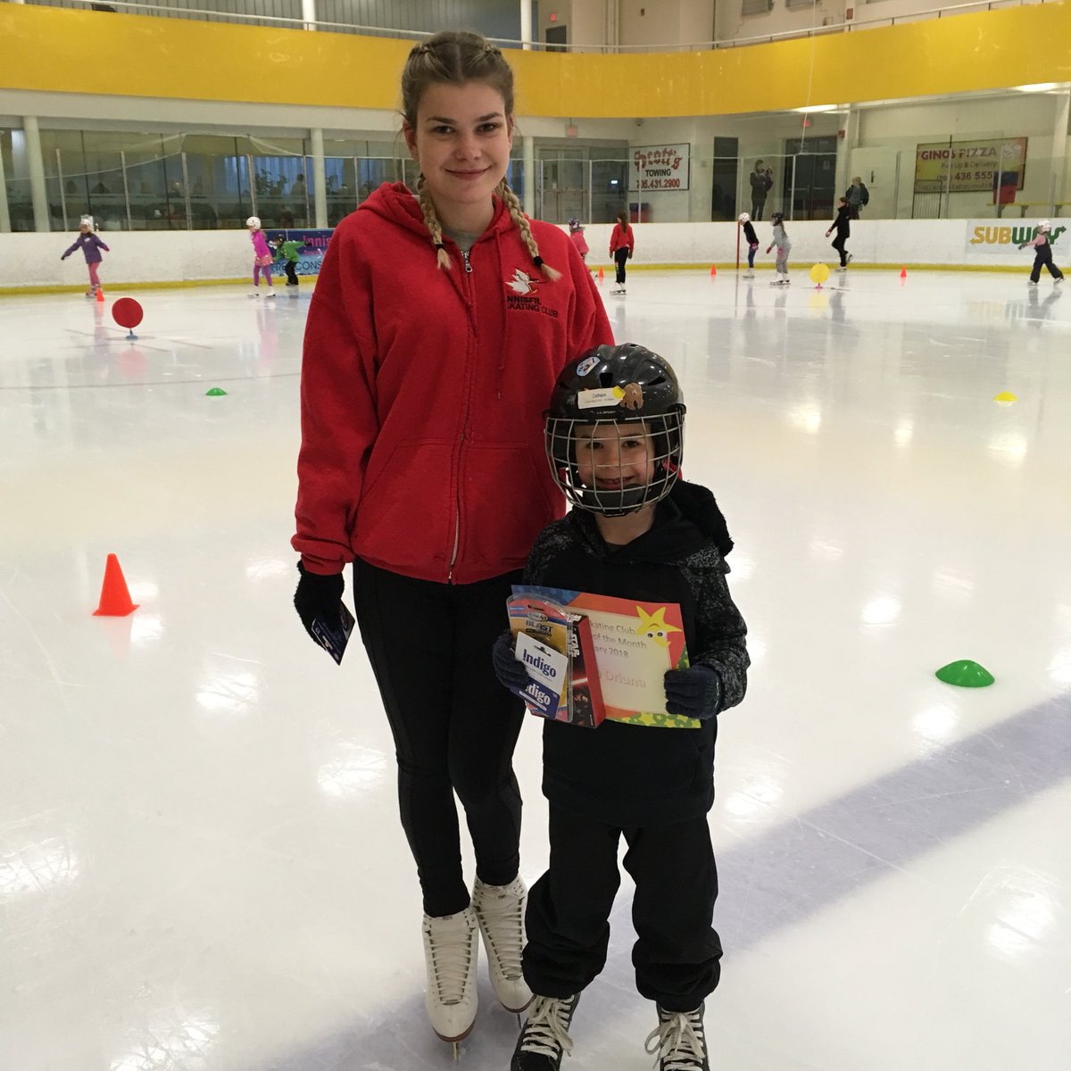 InnisfilSkating's tweet photo. Program Assistant &amp; CanSkater of the Month !! #learntoskate #canskate @SkateCanada @SkateOntario https://t.co/0Y6oBgF1oN