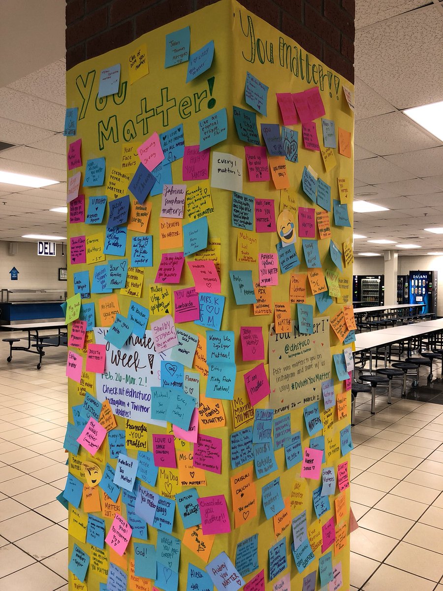 DHSGAWildcats's tweet photo. #YouMatter week events @dhstuco
#DHSStudentLife #WildcatPride💜🖤🐾 https://t.co/TJQeDmWclB