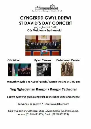 Well, Saturday night we are supposed to be singing . . . here ! . . . . . Put it this way, we are crossing everything it’s physically possible to cross without injury !🤣🎶❄️
#WatchThisSpace #CyngerddGŵylDdewi #StDavidsDayConcert