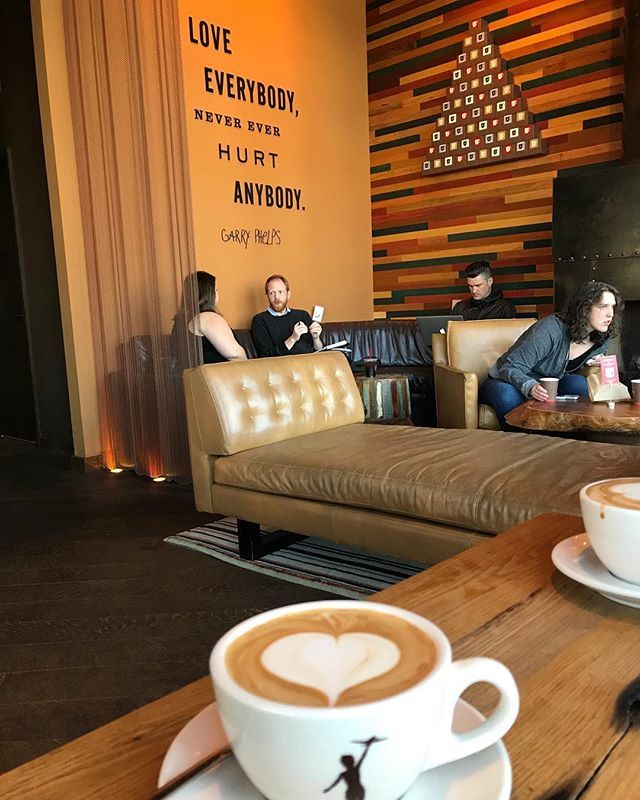 Life is full of reminders to love everyone ❤️☕️#coffeeshopwisdom