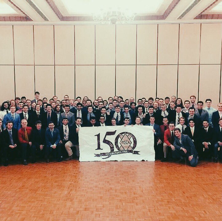 Central_PIKE's tweet photo. The Fraternity that has bonded thousands of brothers for 150 special years. The Fraternity that has been a positive change in the lives of young men. We are honored and humbled that our brotherhood has thrived and prospered for 150 years and counting. φφ https://t.co/spUJ6TOFUC