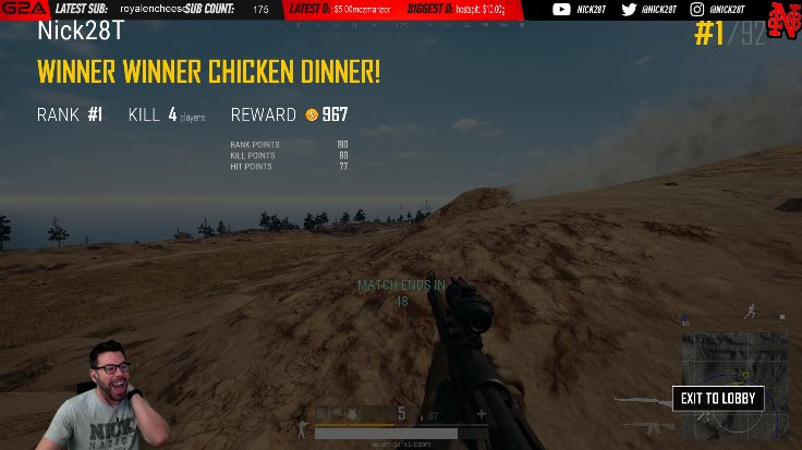 Nick Anyways First Solo Fpp Game Of Pubg Back And We Get A Win Inb4omgnickonly4killslul T Co Qedhqbmpbm
