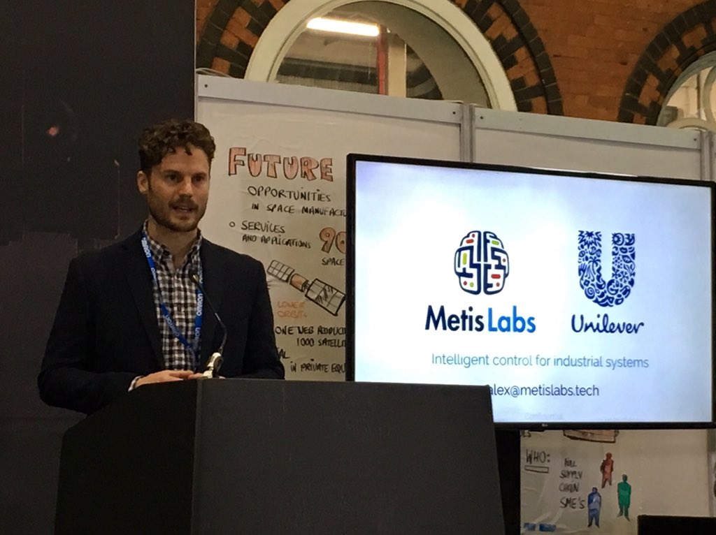ceribatchelder's tweet photo. Congrats to @pelby and @Metis_labs on their success in the @DigiCatapult Hack and Pitch @Industry_4!! - in the top 3 finalists. @IotTribe @Barnsley_DMC @LucaCinti @BrandonOCo #iottribenorth #HackandPitch #industry40 #FactoriesoftheFuture https://t.co/nSJLc6trVW