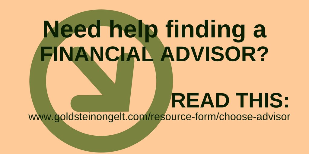 DougGoldstein's tweet image. Need help finding a financial advisor? Read this: goldsteinongelt.com/resource-form/… #findanadvisor #financialadvisor