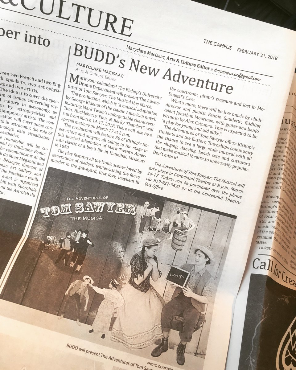 bu_drama's tweet photo. We’re in the campus paper! Check it out! https://t.co/8OiGGfKX4u