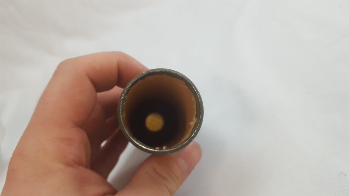 WW2_Collection_'s tweet image. Vietnam era 1/4 lb TNT stick. This is 100% Inert.