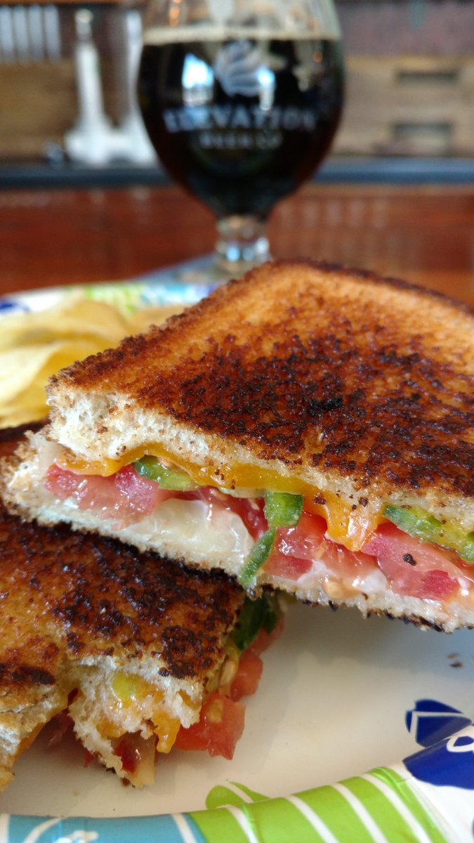 HeidiTown's tweet photo. You've got to love a beer & grilled cheese pit stop! At @ElevationBeerCo. #CrestedButteorBust #roadtrip #craftbeed #ColoradoLive https://t.co/klA9PjGy86