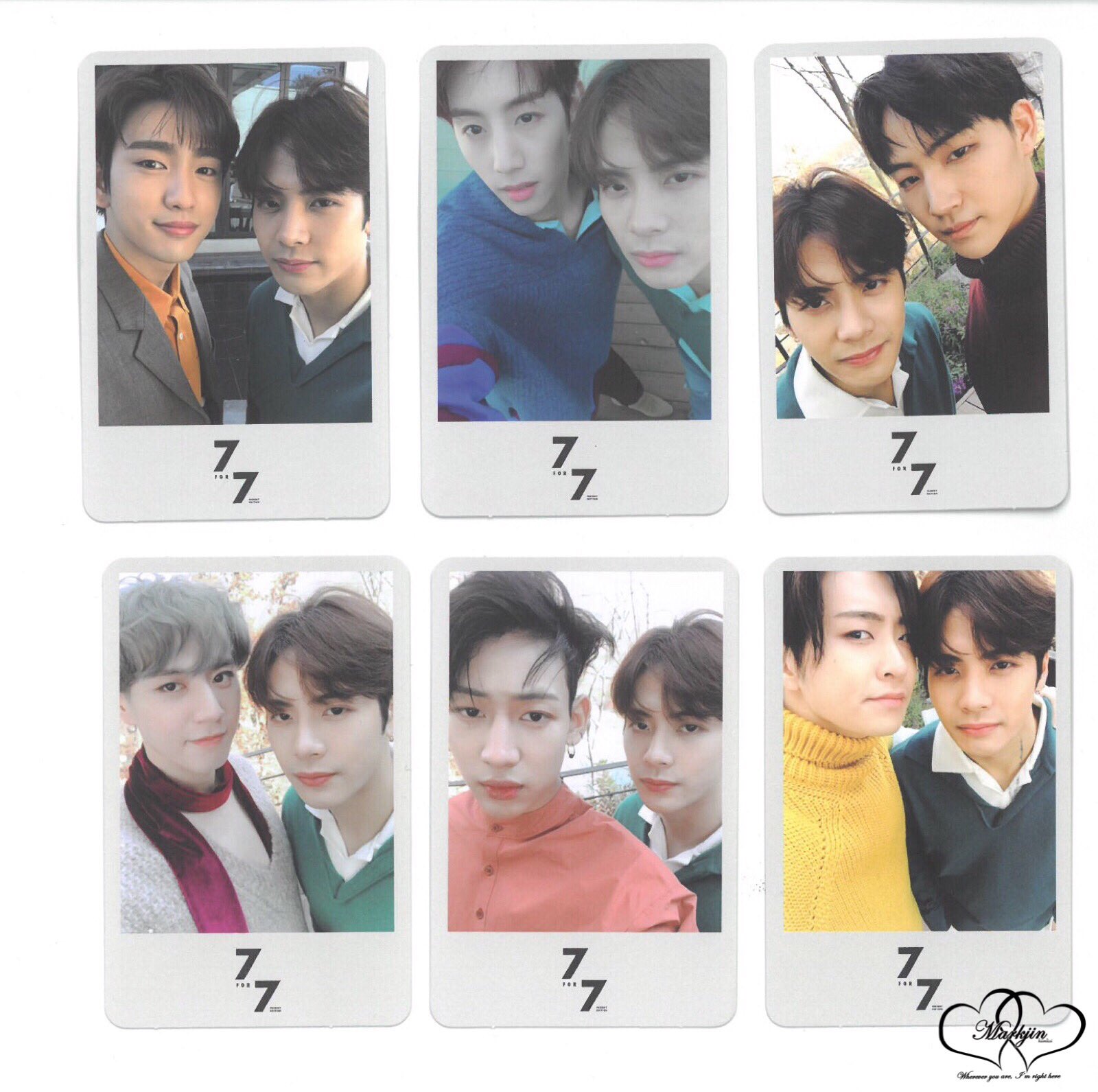 GOT7 7 for 7 セカンドプレス マーク ユギョム ユニットトレカ