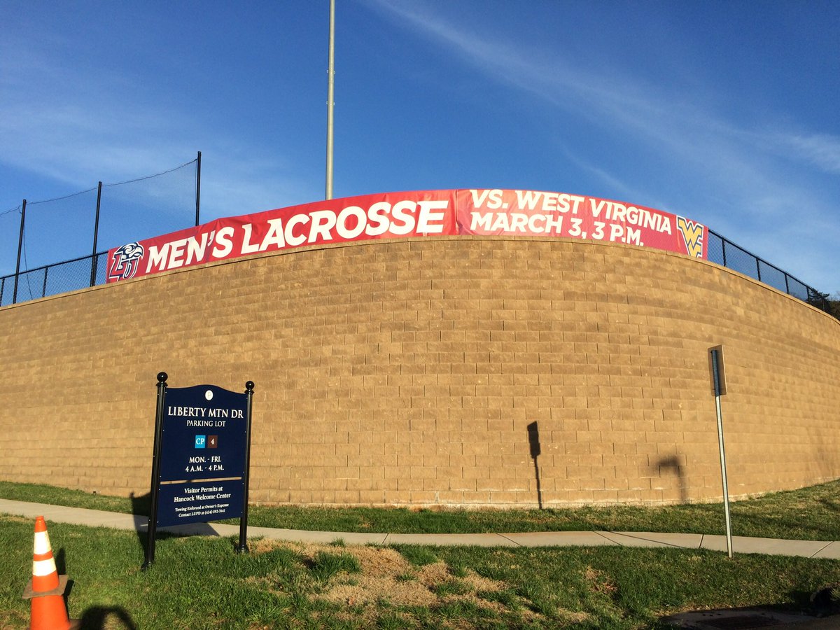 LibertyLax's tweet photo. If your driving east on 460 through Lynchburg, take a look at our new signage. https://t.co/819K5qN2Bi
