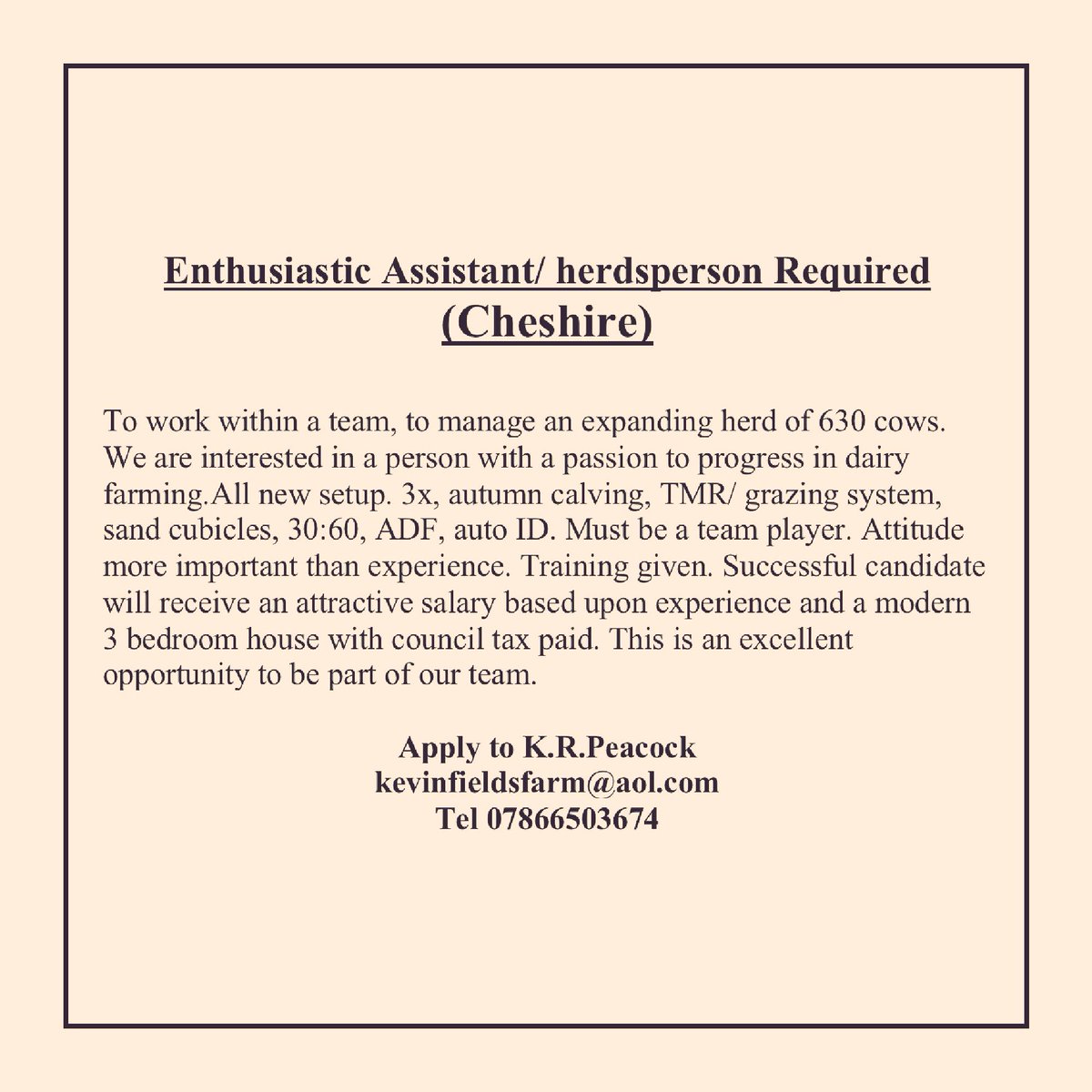 Kevin Peacock tweet media