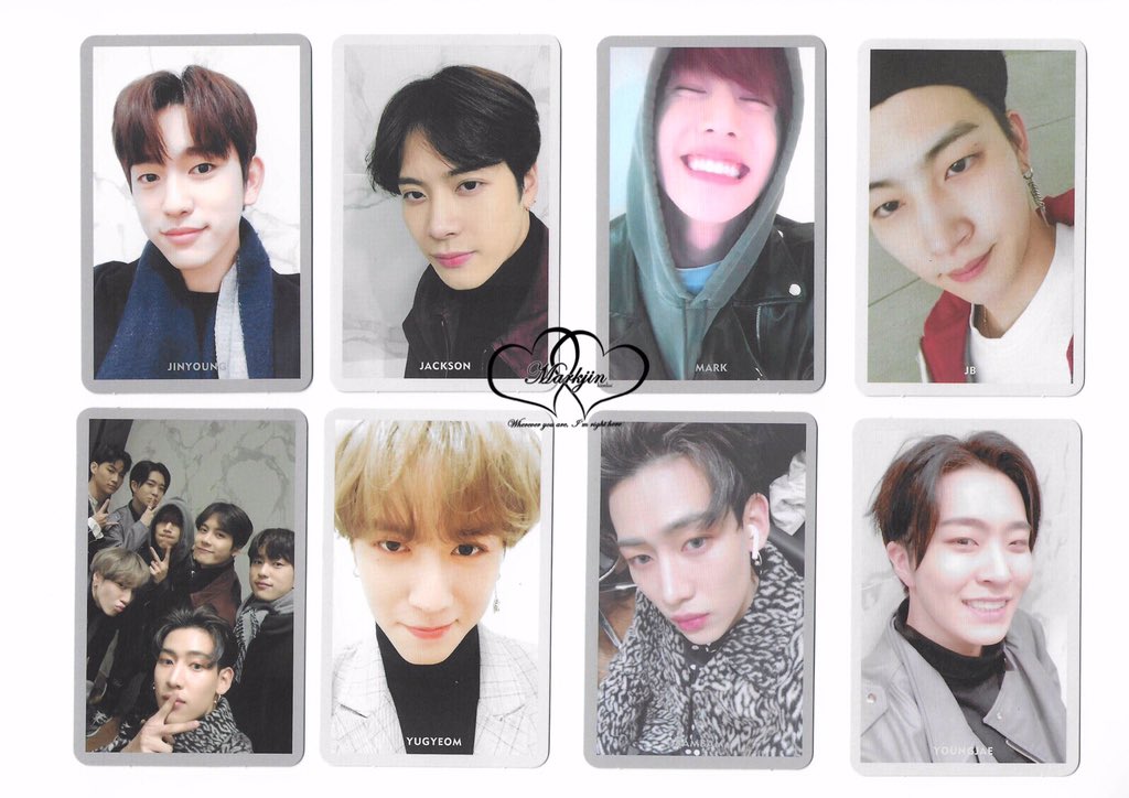 Scan] Got7 7FOR7 Present photocards 2. edition - Selfie & Group