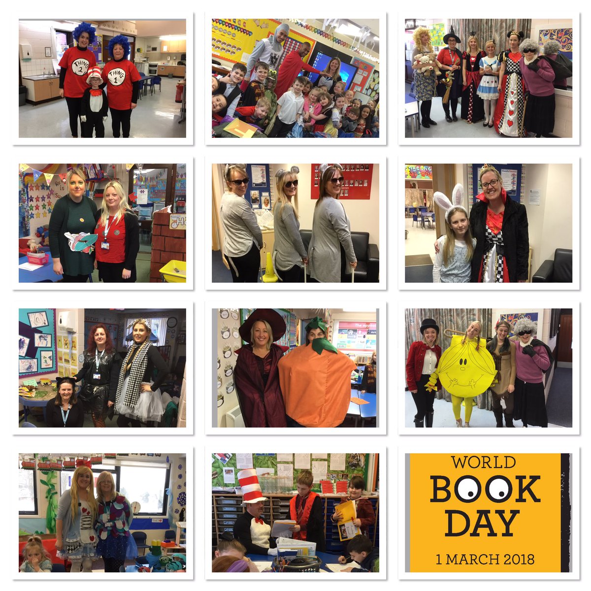 RandlayPrimary's tweet image. More of the wonderful characters from today 📖 Both staff and children looking great!