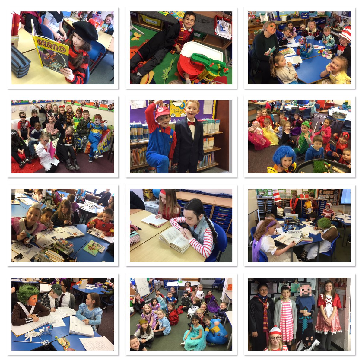 RandlayPrimary's tweet image. More of the wonderful characters from today 📖 Both staff and children looking great!