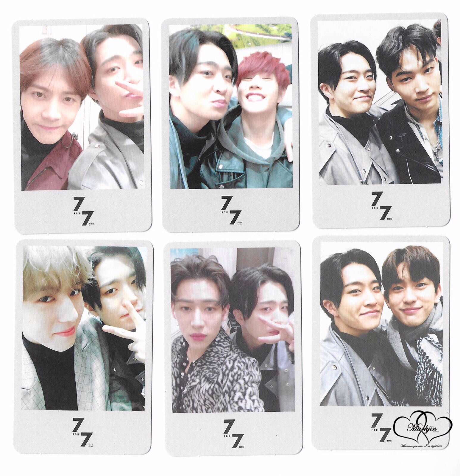 GOT7 7FOR7 PRESENT EDITION ☆2NDトレカ⑨ LiZ 🎀 | 맠진 7️⃣ on X: 