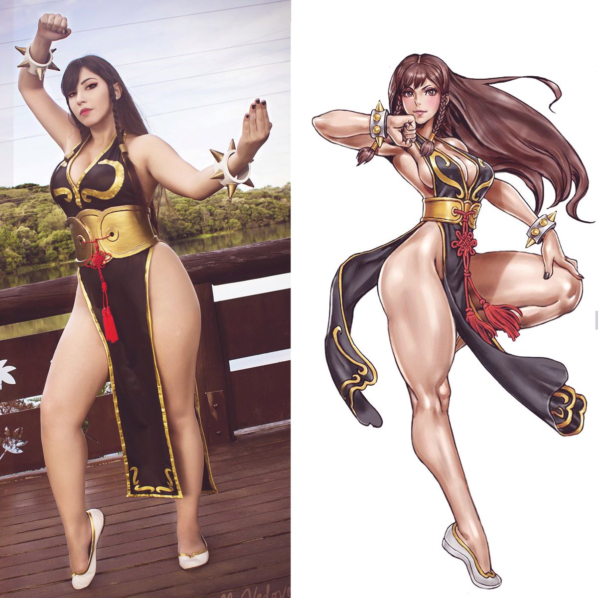 Battle dress Chun Li version for Kotobukiya happened after my cosplay so I ...