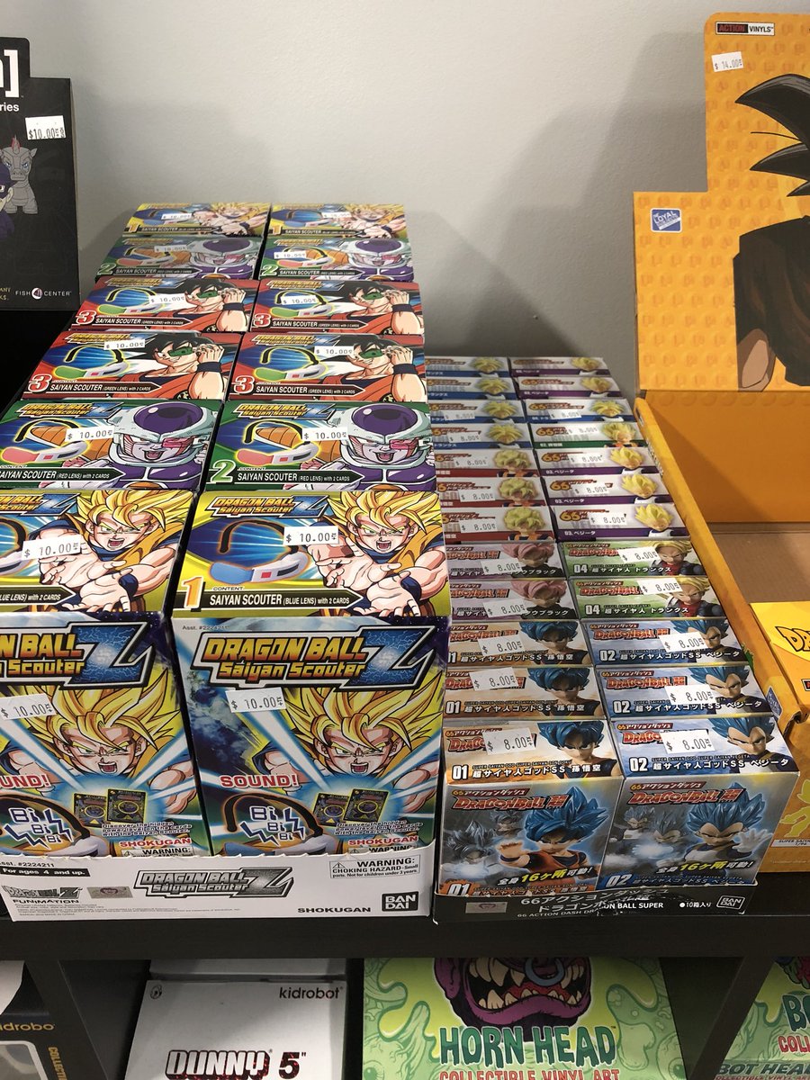 OFFBEATjxn's tweet photo. For all the Dragonball fans we have a huge shipment of #shodo figures #action66 and scouters.
Just in time for the anime con next week! #dragonballz #DragonBallSuper #anime #japan #offbeatjxn #onkamiju https://t.co/3aGnzqwzm3