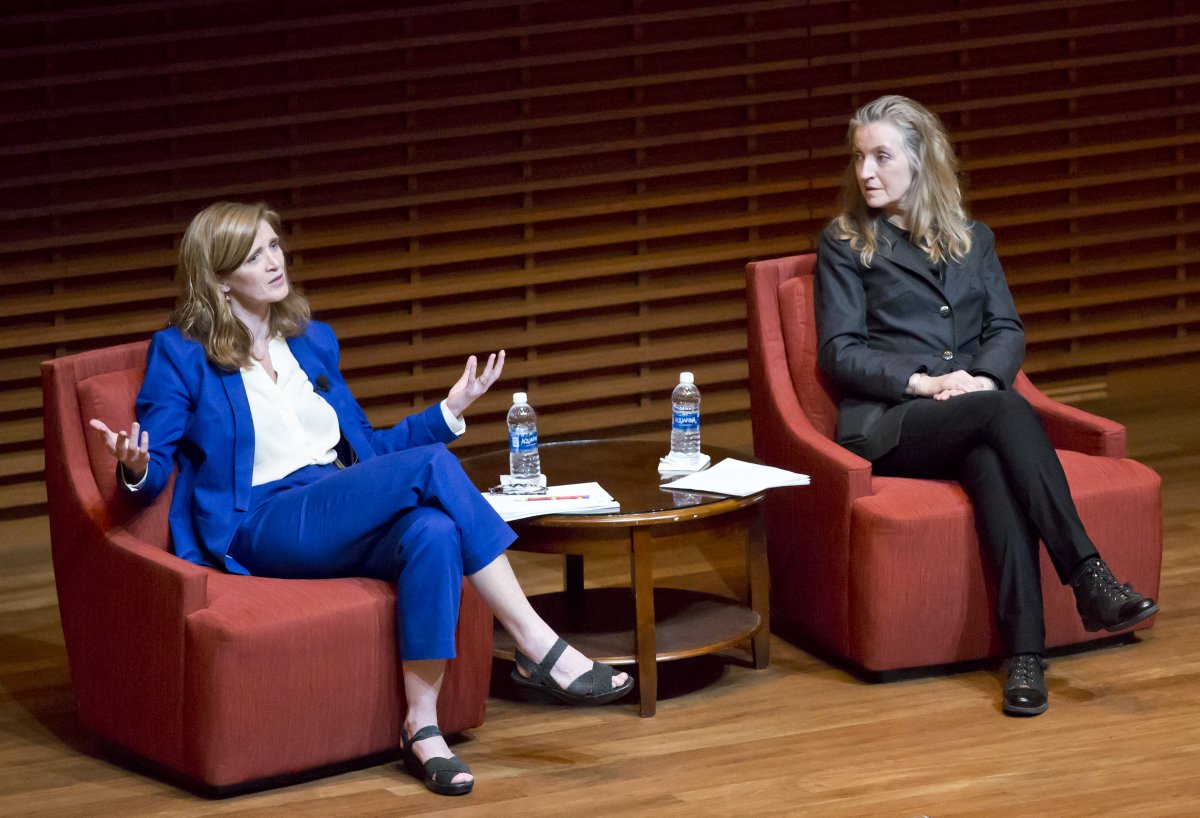 StanfordEthics's tweet photo. TONIGHT 5pm Pacific Ambassador Samantha Power delivers lecture 2 in the #TannerLectures: "Diplomacy after Darkness." @Princeton Bob Keohane will offer the response. @AmbassadorPower will be introduced by @StanfordCDDRL Jeremy M. Weinstein. #FBLive https://t.co/ZQmwMj5uXk https://t.co/bOuUvuYerz